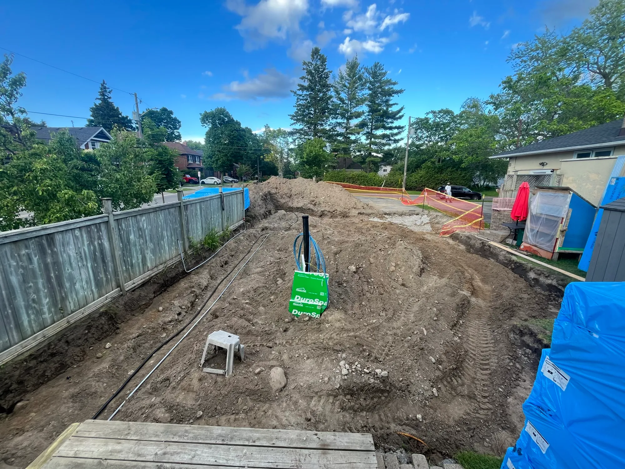 The NamuHaus build site in Oshawa, Ontario